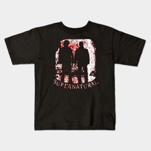 SPN - SAM AND DEAN BLOOD Kids T-Shirt